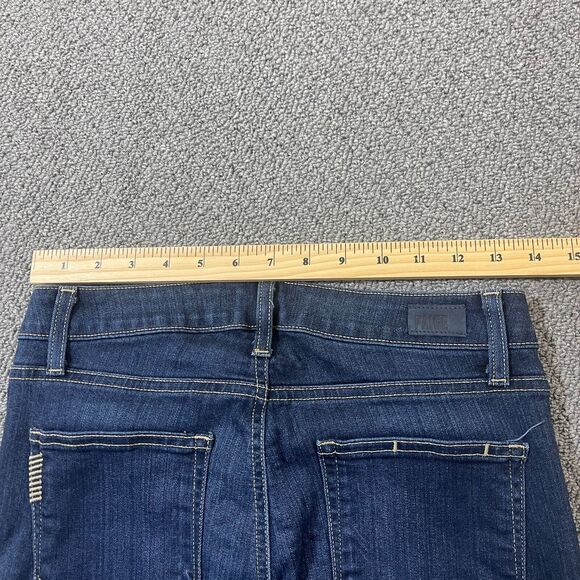 Paige Womens Jeans Size 26 Blue Hoxton Ankle Denim Flawed - Picture 14 of 16